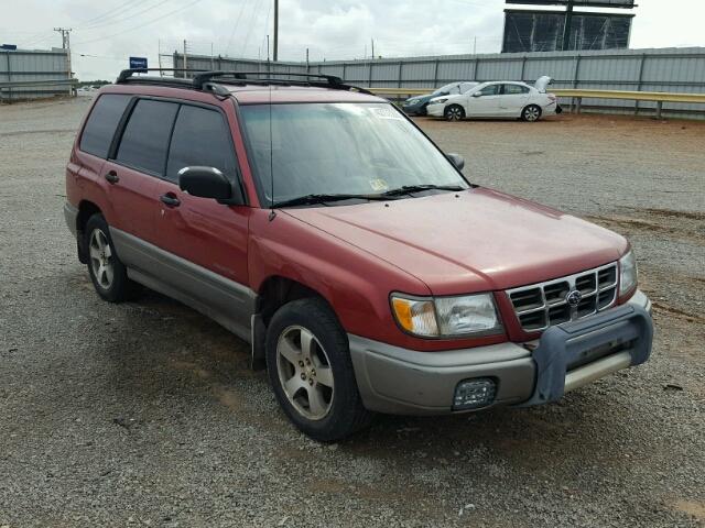 JF1SF6553WH708421 - 1998 SUBARU FORESTER S RED photo 1