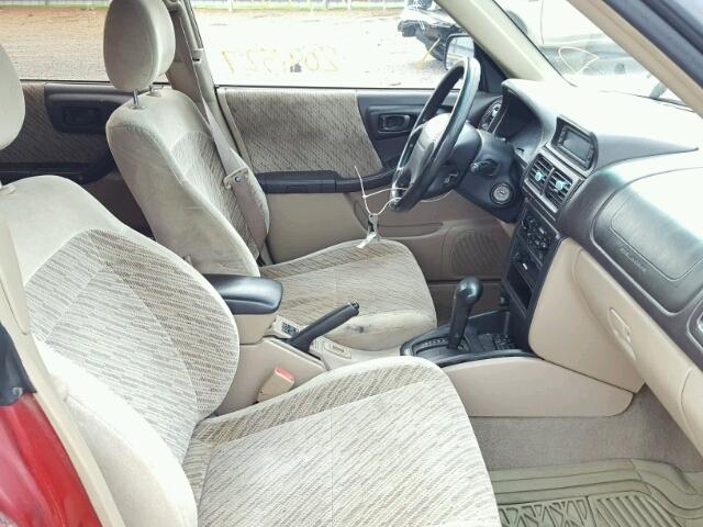 JF1SF6553WH708421 - 1998 SUBARU FORESTER S RED photo 5