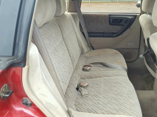 JF1SF6553WH708421 - 1998 SUBARU FORESTER S RED photo 6