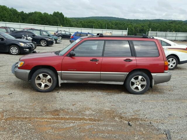 JF1SF6553WH708421 - 1998 SUBARU FORESTER S RED photo 9