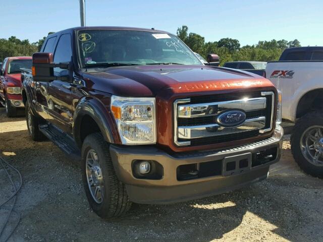 1FT7W2BT5GEB84154 - 2016 FORD F250 MAROON photo 1