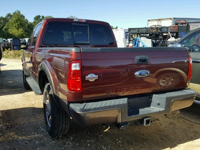 1FT7W2BT5GEB84154 - 2016 FORD F250 MAROON photo 3