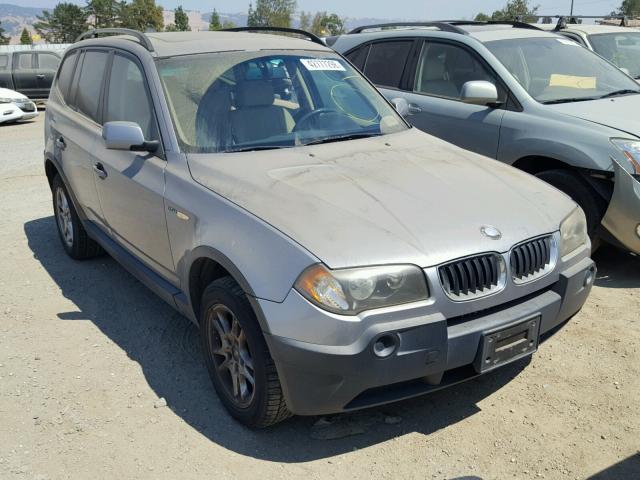 WBXPA73475WC49568 - 2005 BMW X3 2.5I SILVER photo 1