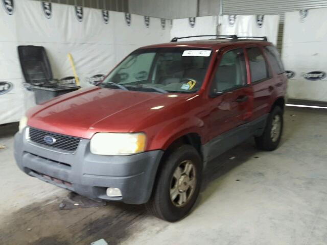 1FMYU93183KA31503 - 2003 FORD ESCAPE BURGUNDY photo 2