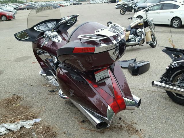 5VPSD36D193001678 - 2009 VICTORY MOTORCYCLES VISION TOU MAROON photo 3
