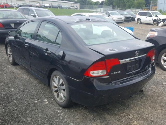2HGFA1F93BH512256 - 2011 HONDA CIVIC EXL 黑色 照片 3
