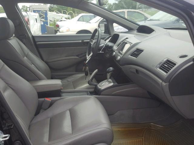 2HGFA1F93BH512256 - 2011 HONDA CIVIC EXL 黑色 照片 5