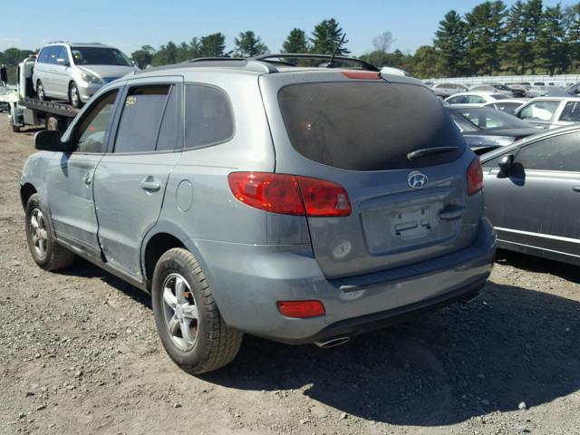 5NMSG13D27H068061 - 2007 HYUNDAI SANTA FE G GRAY photo 3