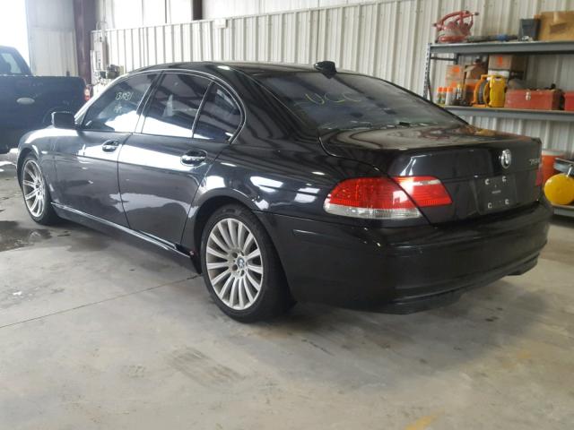 WBAHL83556DT03659 - 2006 BMW 750 I BLACK photo 3