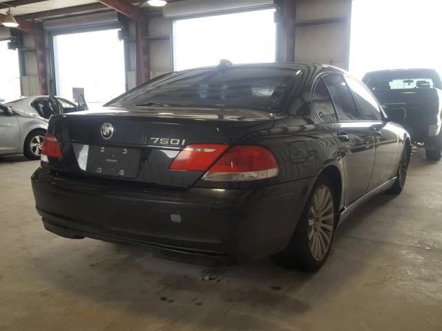 WBAHL83556DT03659 - 2006 BMW 750 I BLACK photo 4