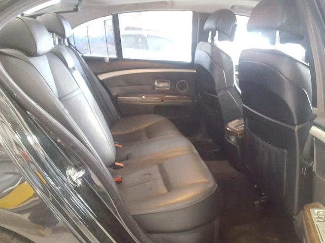 WBAHL83556DT03659 - 2006 BMW 750 I BLACK photo 6