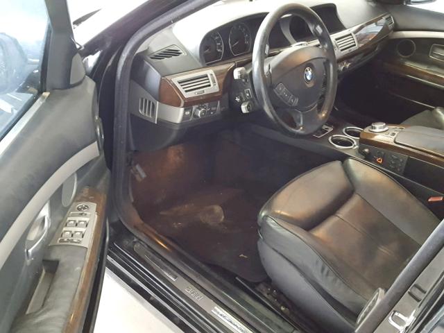 WBAHL83556DT03659 - 2006 BMW 750 I BLACK photo 9