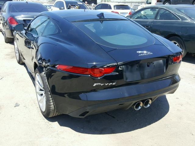 SAJWA6AT5H8K46835 - 2017 JAGUAR F-TYPE BLACK photo 3