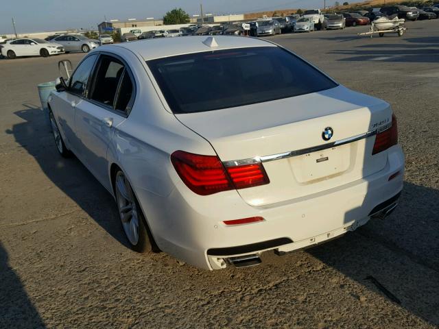 WBAYE8C50DD132939 - 2013 BMW 750LI WHITE photo 3