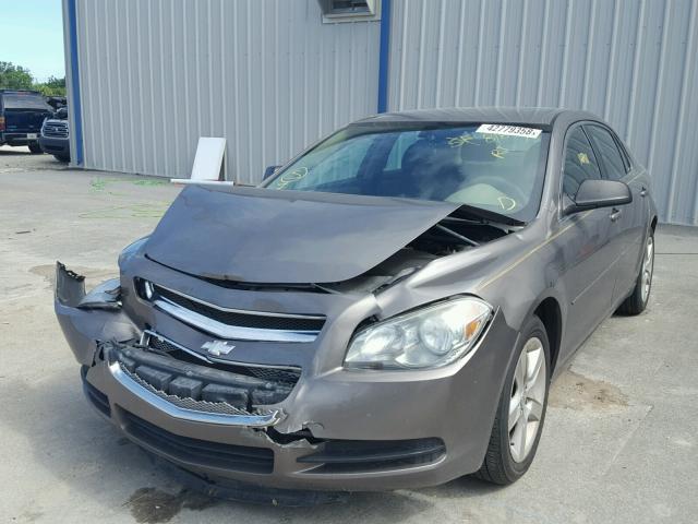 1G1ZB5EB3A4147439 - 2010 CHEVROLET MALIBU LS GOLD photo 2