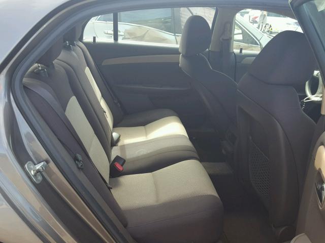 1G1ZB5EB3A4147439 - 2010 CHEVROLET MALIBU LS GOLD photo 6