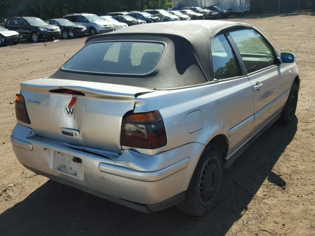 3VWCC21V6YM809437 - 2000 VOLKSWAGEN CABRIO GL SILVER photo 4