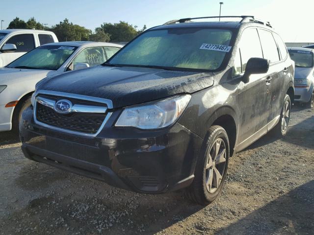 JF2SJADC6GH545794 - 2016 SUBARU FORESTER 2 BLACK photo 2