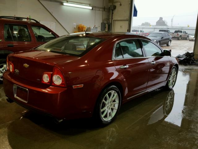 1G1ZK57739F130598 - 2009 CHEVROLET MALIBU LTZ 栗色 照片 4