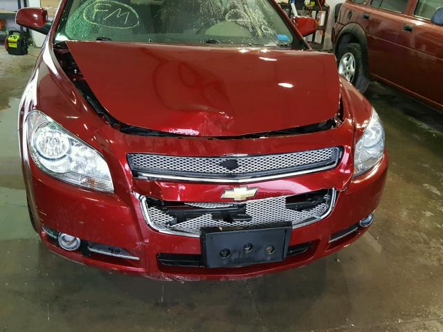 1G1ZK57739F130598 - 2009 CHEVROLET MALIBU LTZ 栗色 照片 9