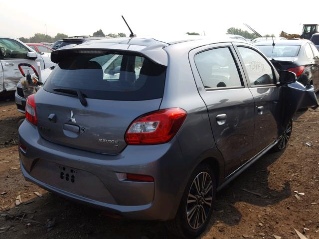 ML32A5HJ5HH013522 - 2017 MITSUBISHI MIRAGE GT GRAY photo 4