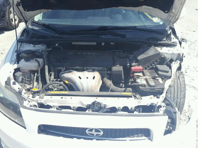 JTKDE177070155646 - 2007 TOYOTA SCION TC WHITE photo 7