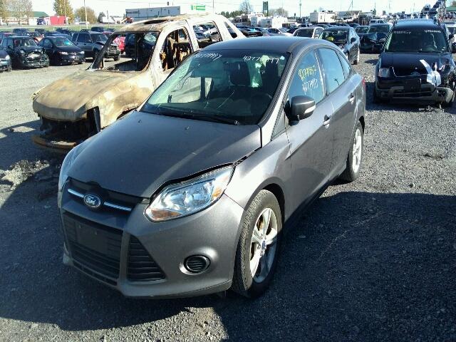 1FADP3F26EL384627 - 2014 FORD FOCUS SE GRAY photo 2