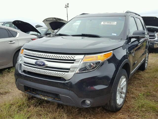 1FM5K8D83DGA87500 - 2013 FORD EXPLORER BLACK photo 2