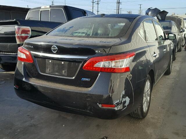 3N1AB7AP2DL698514 - 2013 NISSAN SENTRA S 黑色 照片 4