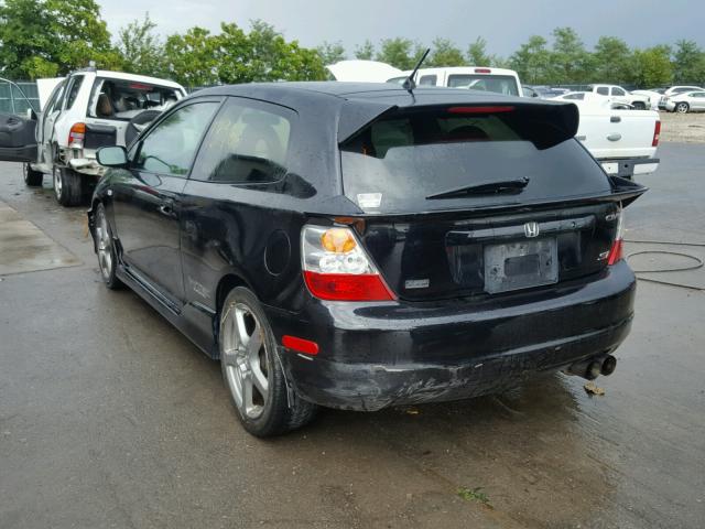 SHHEP33675U503373 - 2005 HONDA CIVIC SI BLACK photo 3