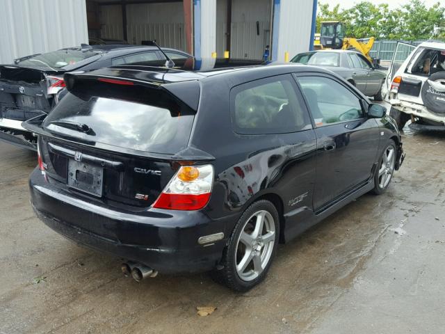 SHHEP33675U503373 - 2005 HONDA CIVIC SI BLACK photo 4