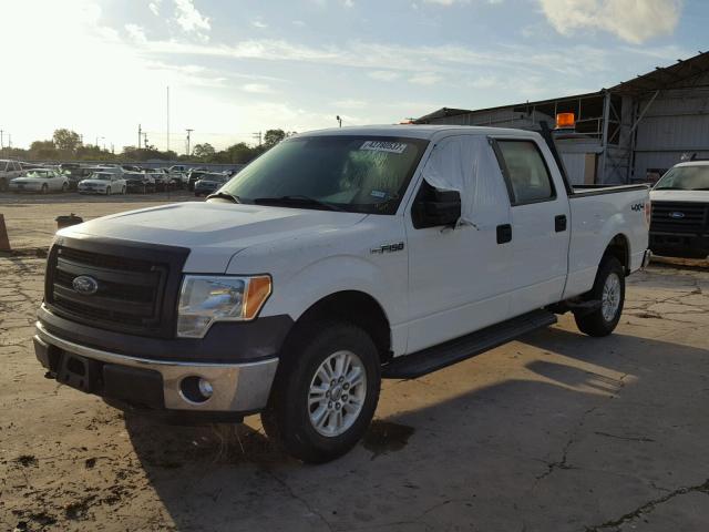 1FTVW1EF5DKE05935 - 2013 FORD F150 SUPER WHITE photo 2