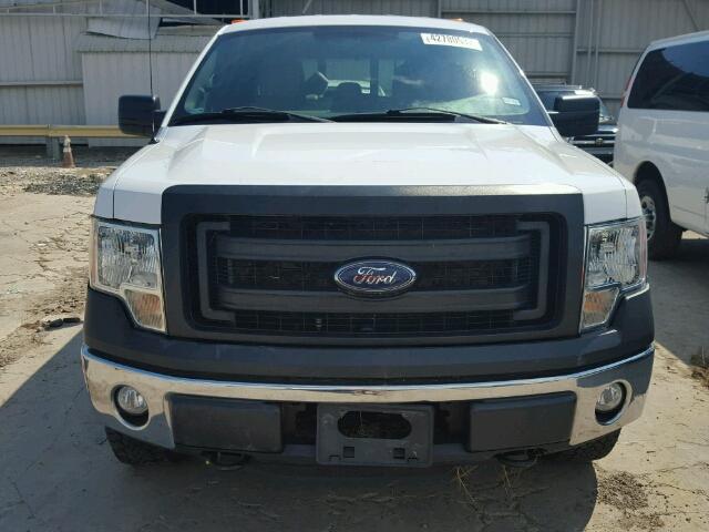 1FTVW1EF5DKE05935 - 2013 FORD F150 SUPER WHITE photo 9