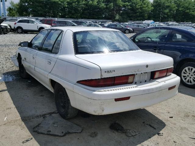 1G4NJ52M2VC408677 - 1997 BUICK SKYLARK GR WHITE photo 3