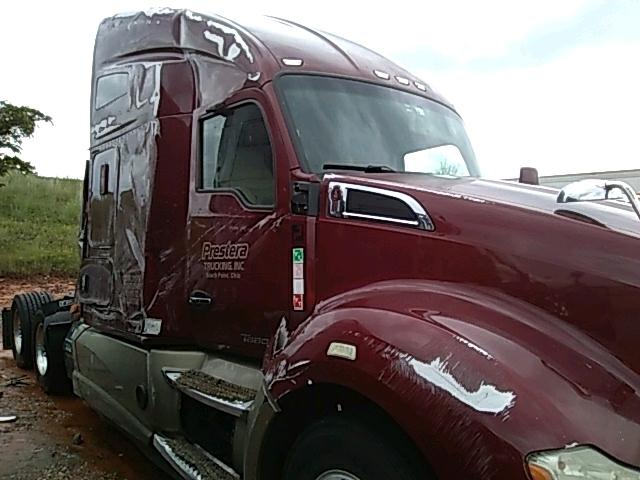 1XKYD49X5FJ437045 - 2015 KENWORTH CONSTRUCTI BURGUNDY photo 9