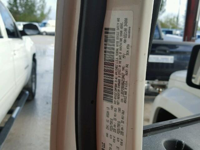 1J8GP28K08W218467 - 2008 JEEP LIBERTY SP WHITE photo 10