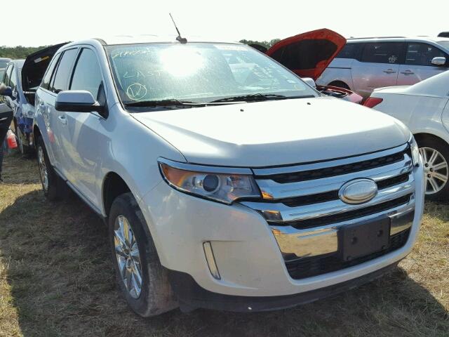 2FMDK3KC6DBC02359 - 2013 FORD EDGE WHITE photo 1