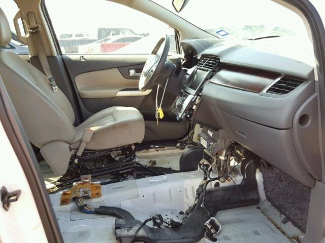 2FMDK3KC6DBC02359 - 2013 FORD EDGE WHITE photo 5