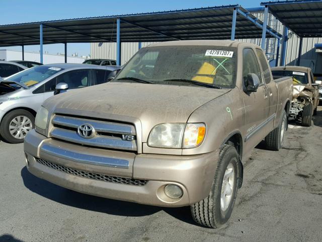 5TBRT34133S361932 - 2003 TOYOTA TUNDRA ACC GOLD photo 2