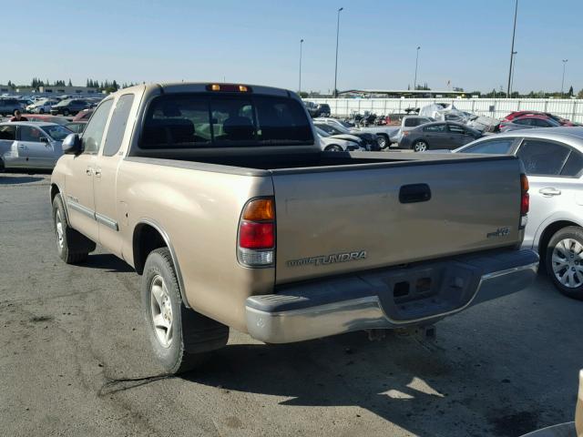 5TBRT34133S361932 - 2003 TOYOTA TUNDRA ACC GOLD photo 3