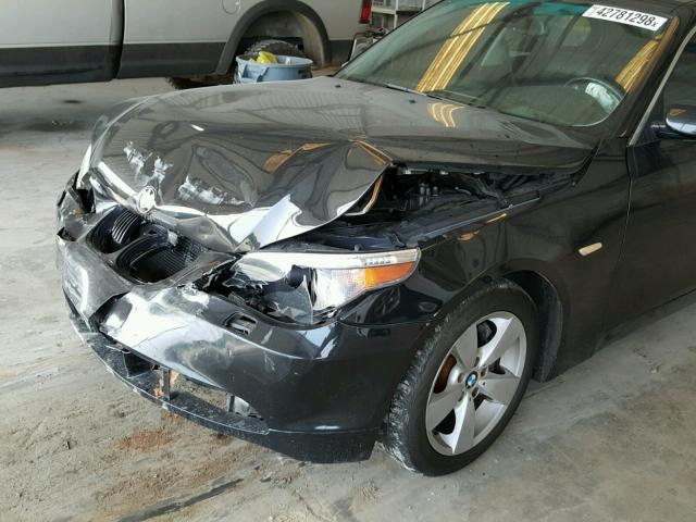 WBANF73517CU27911 - 2007 BMW 530 XI BLACK photo 9