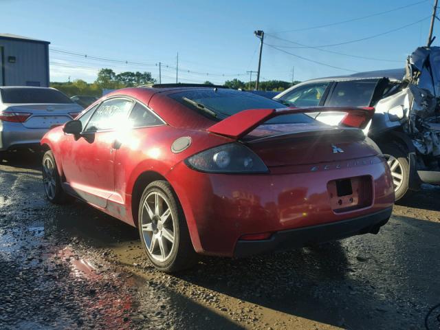 4A3AK64F58E035841 - 2008 MITSUBISHI ECLIPSE RED photo 3