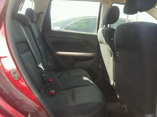 JTKKT624460152092 - 2006 TOYOTA SCION XA MAROON photo 6