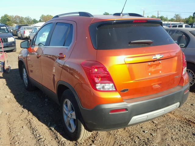 KL7CJLSB3GB627832 - 2016 CHEVROLET TRAX ORANGE photo 3