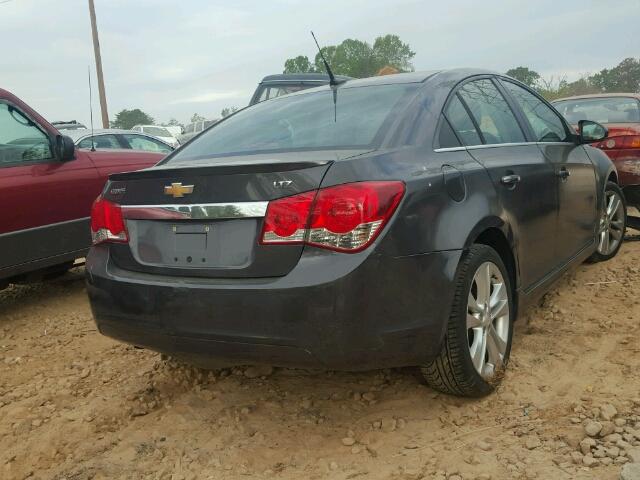 1G1PH5S9XB7228297 - 2011 CHEVROLET CRUZE LTZ GRAY photo 4