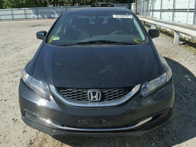 19XFB2F51EE227568 - 2014 HONDA CIVIC LX BLACK photo 9