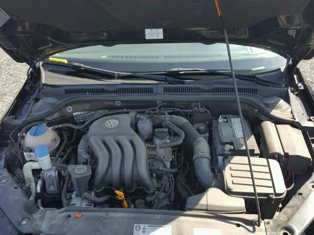 3VW2K7AJ2CM402989 - 2012 VOLKSWAGEN JETTA BASE 黑色 照片 7