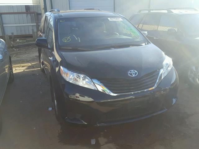 5TDKK3DC8FS666361 - 2015 TOYOTA SIENNA BLACK photo 1