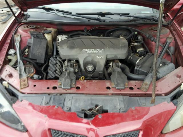 2G2WP522441180793 - 2004 PONTIAC GRAND PRIX MAROON photo 7