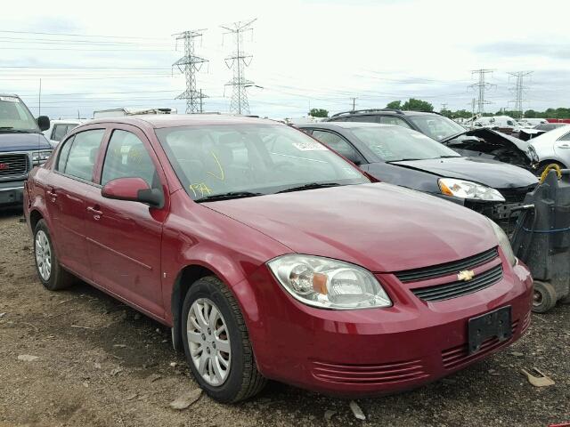 1G1AT58H797164152 - 2009 CHEVROLET COBALT BURGUNDY photo 1